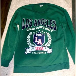 rue 21 green sweatshirt
